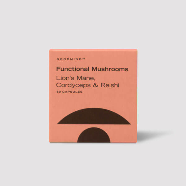 Functional Mushroom Capsules Box