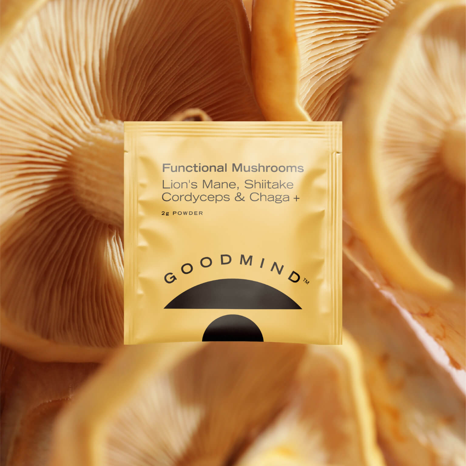 Goodmind™’s functional mushroom powder sachet